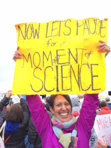 Teri at the March for Science in Washington D.C.