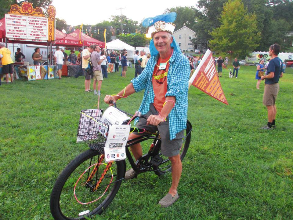 Dave from CAMBC on the Cruiser Bike